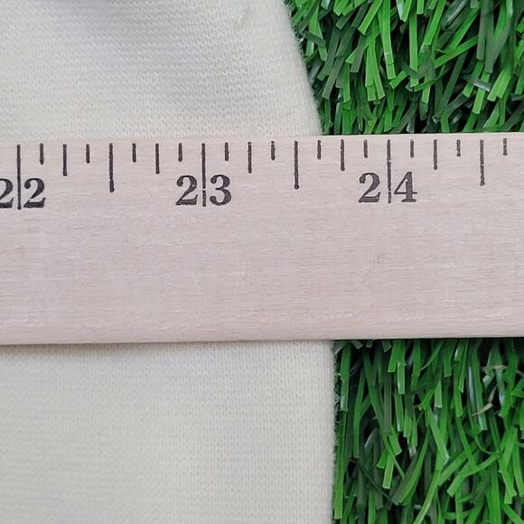 POLO Jeans Colorblock Hoodie Large 23x25 Ivory Blue Ralph-Lauren - Picture 5 of 14